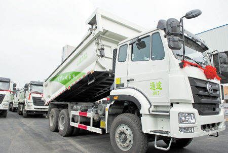 长沙市城区新型智能环保渣土车突破3000辆