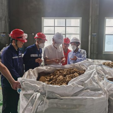 宁乡市副市长杨灿调研一般固废收集处理情况